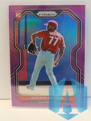2021 Panini Prizm Adonis Medina #56 Purple Prizm Rookie RC